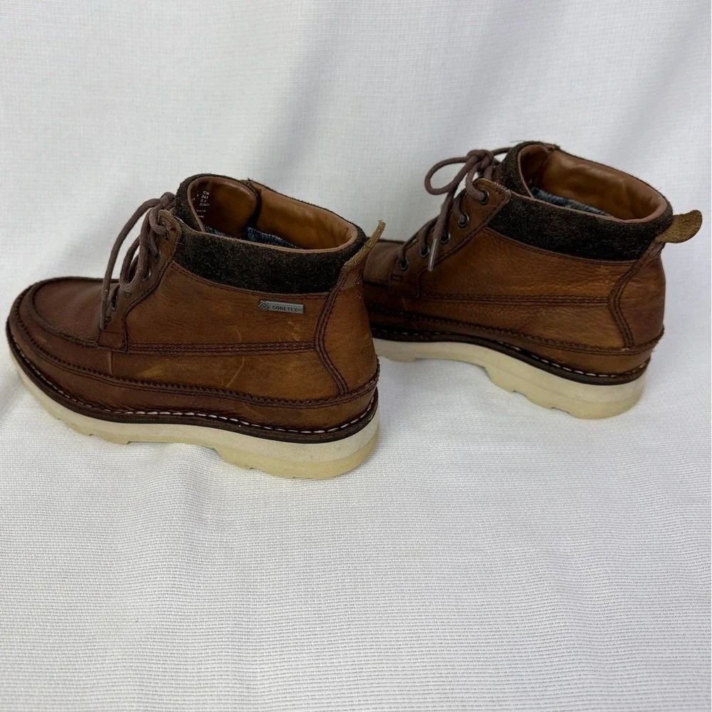 Clarks Leather Ankle‎ Boots Gore-Tex Waterproof Casual Brown Mens Size 7